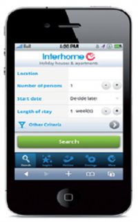 Interhome lance un site mobile pour la recherche de maisons en toute mobilité !. Publié le 04/09/12